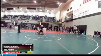 160 lbs Cons. Round 4 - Austin Crowder, The Fort Hammers Wrestling vs Max Walker, Norwell Wrestling Club