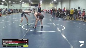 116 lbs Cons. Round 5 - Collin Assenmacher, Monroe WC vs Zayden Rose, Bay County Road Runners