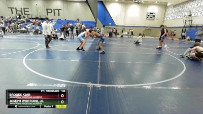 145 lbs 1st Place Match - Joseph Whitford, Jr., Sanderson Wrestling Academy vs Brooks Kjar, Sanderson Wrestling Academy