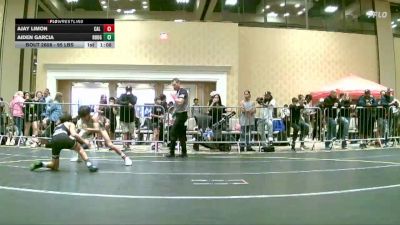 95 lbs Quarterfinal - Ajay Limon, Cal Grapplers vs Aiden Garcia, Rough House