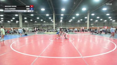 110 lbs Rr Rnd 3 - Brooke Dixon, NE Whale - GHSE vs Julia Horger, MGW Riptide - GHSE
