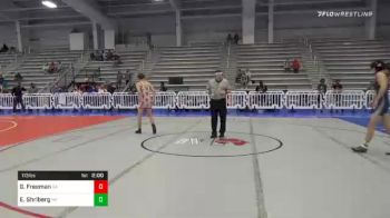 113 lbs Prelims - Gabriel Freeman, GA vs Evan Shriberg, NY