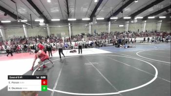 120 lbs Consi Of 8 #1 - Elijah Ponce, Durango Wrestling vs Xavier DeJesus, GrandJunction Central Warriors