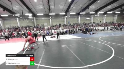 120 lbs Consi Of 8 #1 - Elijah Ponce, Durango Wrestling vs Xavier DeJesus, GrandJunction Central Warriors