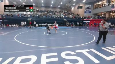 144 lbs Semifinal - Cayden Rios, Allen vs Timmy Fitzgerald, Rockwall