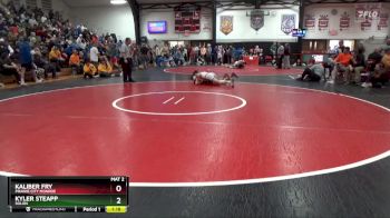 120 lbs Cons. Round 3 - Kaliber Fry, Prairie City Monroe vs Kyler Steapp, Solon