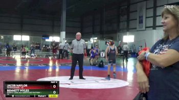 80 lbs Champ. Round 4 - Jacob Naylor, HeadHunters vs Bennett Myles, North Carolina Wrestling Factory