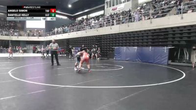 134 lbs Round Of 16 - Angelo Simon, Trafford vs Danyelle Kelly, East Hartford