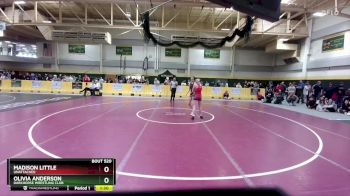 112 lbs Quarterfinal - Olivia Anderson, Darkhorse Wrestling Club vs Madison Little, Unattached