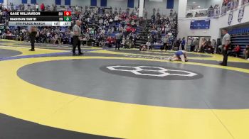 138 lbs 5th Place Match - Gage Williamson, Dekalb vs Madison Smith, Findlay
