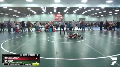 63 lbs Cons. Round 2 - Kai Vera, Great Neck Wrestling Club vs Sawyer Murphy, Smithfield Wrestling