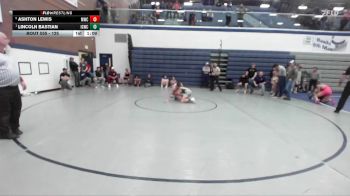 125 lbs Cons. Round 5 - Lincoln Bastian, Idaho Gold Wrestling Club vs Ashton Lewis, Middleton Wrestling Club