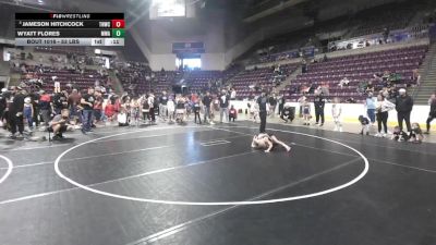 53 lbs Champ. Rd Of 16 - Jameson Hitchcock, Top Notch Wrestling Club vs Wyatt Flores, Moen Wrestling Academy