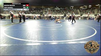 130 lbs Round Of 16 - Keaton Nelson, Manhattan Wrestling Club vs Tuff Howell, Madill Takedown