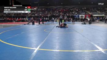 126 lbs Cons. Round 2 - Brock Williams, Redmond vs Sam Aid, Capistrano Valley