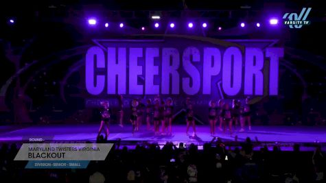 Maryland Twisters Virginia - Blackout [2023 L6 Senior - Small] 2023 CHEERSPORT National All Star Cheerleading Championship