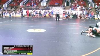 80 lbs Round 1 - Colton Everett, Dundee Wrestling vs Brody Camp, Team Donahoe