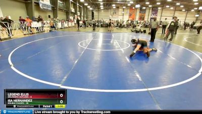 115 lbs Rd# 5- 3:45pm Friday Final Pool - Isa Hernandez, Double Champs vs Legend Ellis, Oklahoma Outlaws