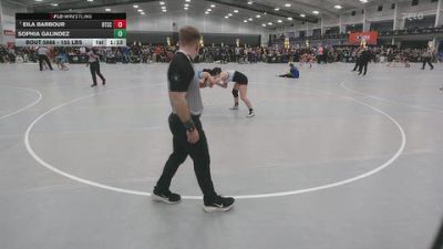 155 lbs Quarters - Eila Barbour, Beat The Streets Chicago vs Sophia Galindez