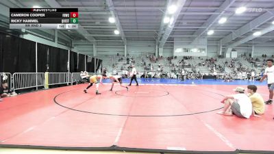 132 lbs Rr Rnd 2 - Cameron Cooper, Fight Barn WC vs Ricky Hammel, Quest School Of Wrestling Black