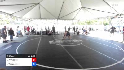 150 lbs 3rd Place - Armaan Ahmed, Silverback WC vs Jesse Wilson, Yucca Valley