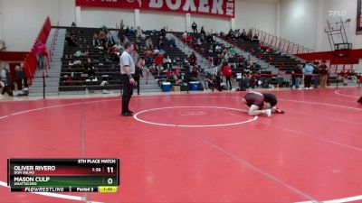157 lbs 5th Place Match - Cohdi Sheldon, Unattached vs Zakin Bolander, Treasure Valley Community College