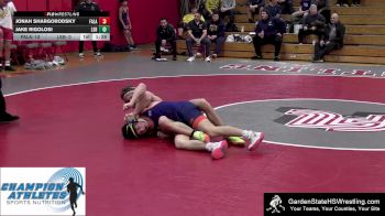 126 lbs Round 1 (3 Team) - Jake Rigolosi, Lodi/Saddle Brook vs Jonah Shargorodsky, Fair Lawn