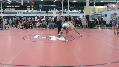 100 lbs Rr Rnd 2 - Connor Beckman, Dueling Bandits - MS vs Mikey Tucci, Team Nauman Wrestling Club - MS