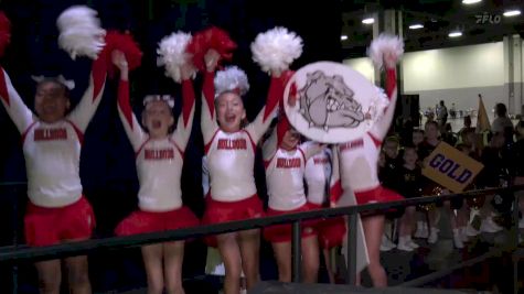 Hub City Bulldogs [2025 Sideline Perf. Cheer - Mitey Mite - Small] 2025 Pop Warner National Cheer & Dance Championship