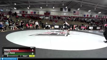 141 lbs Cons. Round 7 - Isham Peace, Lander vs Ronan Schuelke, McKendree