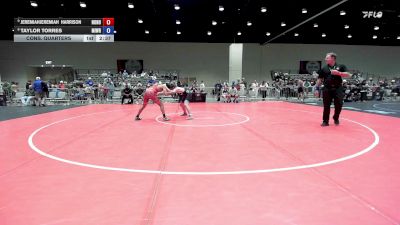 144 lbs Cons. Quarters - JeremiahJeremiah Harrison, Norman North vs Taylor Torres, Misfit Wrestling