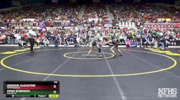 110 lbs Cons. Semi - Piper Robinson, Holton HS vs Addison Augustine, Independence