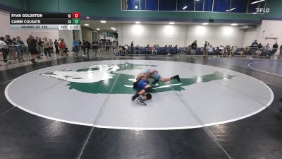 120 lbs Round Of 128 - Ryan Goldstein, NJ vs Camm Colgate, CA