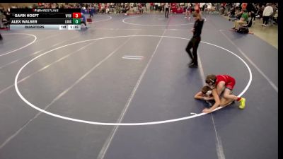 16U - 106 lbs Quarters - Gavin Hoeft, Wayzata Youth Wrestling vs Alex Walser, Longhorns