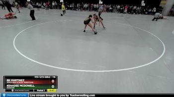 115 lbs Cons. Round 4 - Kenadee McDowell, Missouri vs Bk Martinez, Ayala High School Wrestling