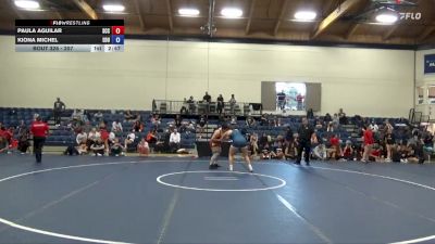 207 lbs Cons. Semi - Paula Aguilar, Sacramento City College vs Kiona Michel, Eastern Oregon University (OR)
