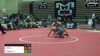 285 lbs Quarterfinal - Quinn Miller, Virginia vs Timothy Nagosky, Long Island