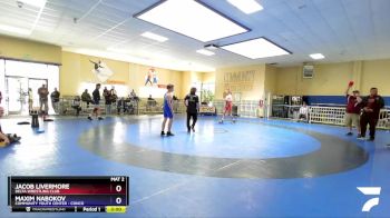 67kg/147.7lbs Pool B Round 2 - Jacob Livermore, Delta Wrestling Club vs Maxim Nabokov, Community Youth Center - Conco