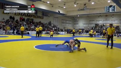 141 lbs Consi Of 8 #1 - Riker Ohearon, Carbon (UT) vs Griff Powell, Lyons Township (IL)
