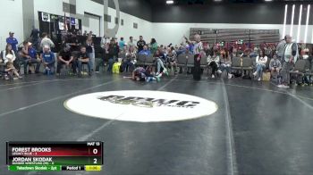 65 lbs Semis & 1st Wrestleback (8 Team) - Forest Brooks, Legacy Blue vs Jordan Skodak, Dundee Wrestling (MI)