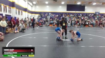 80 lbs Round 1 - Paige Vacari, Cane Bay Cobras vs Aria Bushaw, Carolina Reapers