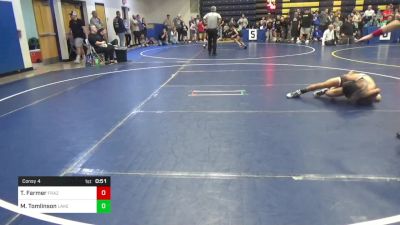 88 lbs Consy 4 - Tyler Farmer, Frazier vs Martonio Tomlinson, Lake Catholic WC