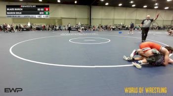 120 lbs Rr Rnd 3 - Blaze Burch, OK Elite 14U Black vs Mason Ekle, Untouchables 14U Purple