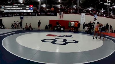 77 kg Cons. Round 4 - Dominick LaPier, Castleton RTC vs Charles Severance, MatPac