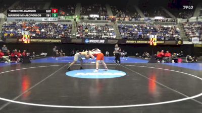 285 lbs Semifinal - Mitch Williamson, Wartburg vs Markos Mihalopoulos, Wis.-La Crosse
