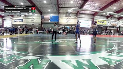 106 lbs Champ. Round 1 - Christopher Morales, Cimarron Memorial vs Arjun Mediwala, Reno