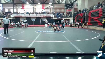 113 lbs Semifinal - Ryan Smith, Johnson Central vs Ren Birk, Great Crossing High School