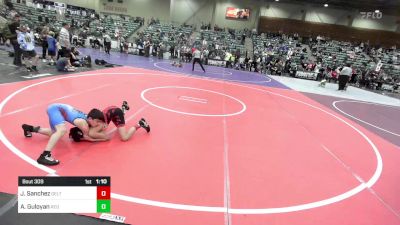 82 lbs Quarterfinal - Jaxson Sanchez, Delta Wrestling Club vs Aram Guloyan, Red Wave WC