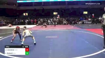 54 lbs Semifinal - Julian Lawrence, Team Aggression vs Liam Bialecki, Granite WC