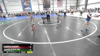 76 lbs Rd# 1 9:00am Friday - Cameron Rodgers, Minnesota Funky Singlets vs Tanner McCray-Bey, Maryland BLACK